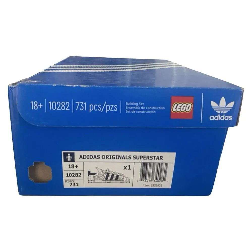 LEGO Icons: Adidas Originals Superstar (10282) Complete *Damaged Box - READ